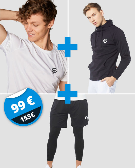 Bundle: Shirt + Hoodie + Tights